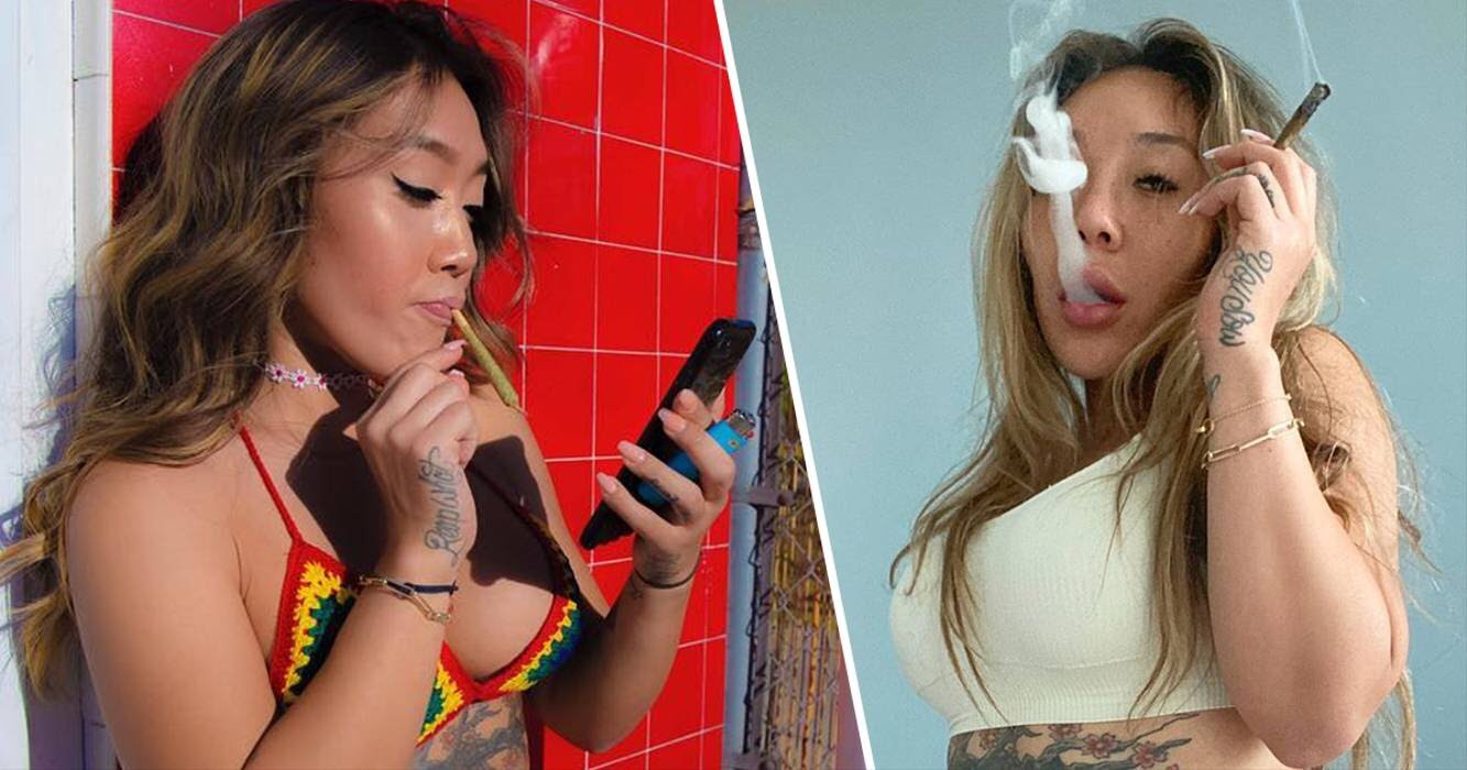 California Model Makes $60k A Month Smoking Weed On Instagram